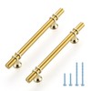 Ravinte Hardware 5 Pack 7.38 Inch Gold Cabinet Pulls Handles