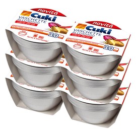 Cuki Aluminium Bowls - Ultra Forza - Crème Caramel Round, 60 Bowls (Multipack), 331096