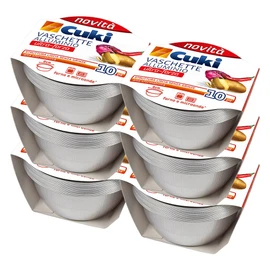 Cuki Aluminium Bowls - Ultra Forza - Crème Caramel Round, 60 Bowls (Multipack), 331096