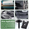 Bemaka 30Pcs M4.2 Automotive Body Bolt & U-Nut Clips Kit,