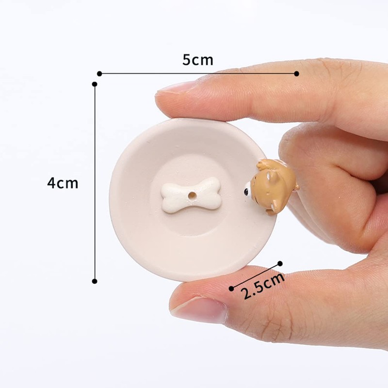 Fujitoya Cat Dog 2-Piece Mini Incense Holder Incense Holder Incense