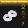 PATIKIL M2 Nylon Flat Washers, 120 Pcs 2mm ID 5mm