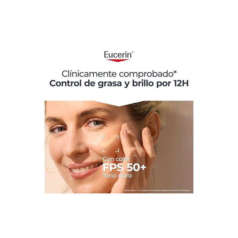 Eucerin Eucerin Sun Oil Control Fps 50+ Tono Claro 50Ml