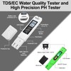 Aideepen PH Meter Digital, PH/TDS/EC Temperature Tester 0.01 High Accuracy,