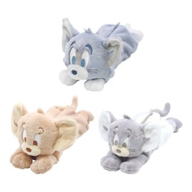Tees Factory Dream and Jelly Plush Pen Pouch, Dusty Color, Tom Dusty Color, Approx. H 3.9 x W 5.4 x D 12.1 inches (100 x 138 x 306 mm), TJ-5543989DT