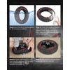 RidTianTek 9.5x2.50 Solid Tire 9.5 inch for NIU KQi3 Pro/KQi3