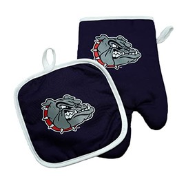 Pro Specialties Group Gonzaga Bulldogs - Manopla y agarradera para Horno, Color Azul Marino