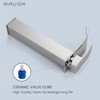 Airuida Tall Bathroom Vessel Faucet Chrome Polish Waterfall Bathroom Single