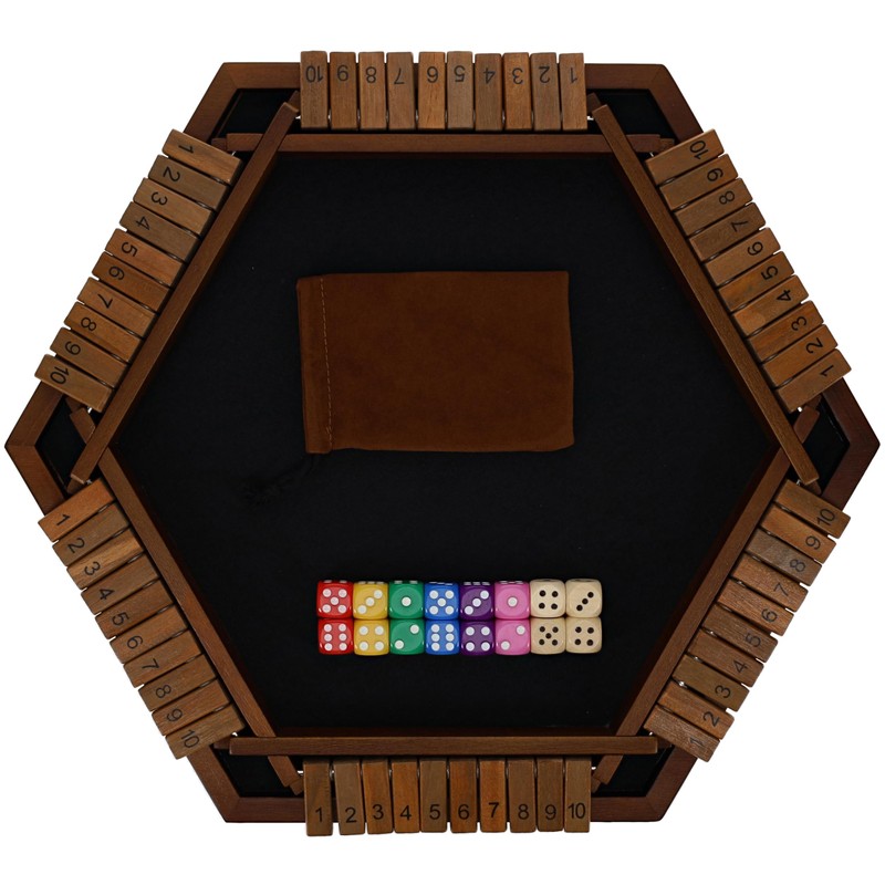 Pacific Shore Games Shut The Box Game 6 Player –