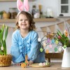 Jangostor 48 Pieces Painted Plastic Eggs, 4 cm Hanging Easter