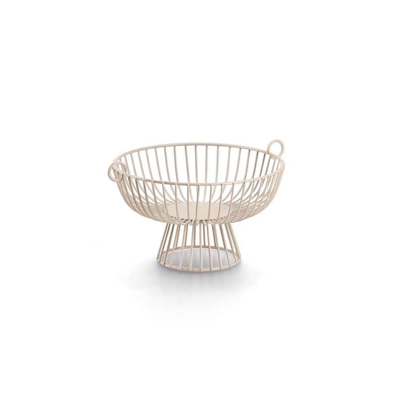 Zeller 27440 Fruit Basket Metal Beige