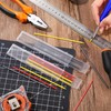 Hiboom 2 Pack Solid Carpenter Pencil with 14 Refill, Long