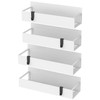 4 Pack Magnetic Spice Storage Rack Organizer for Refrigerator and