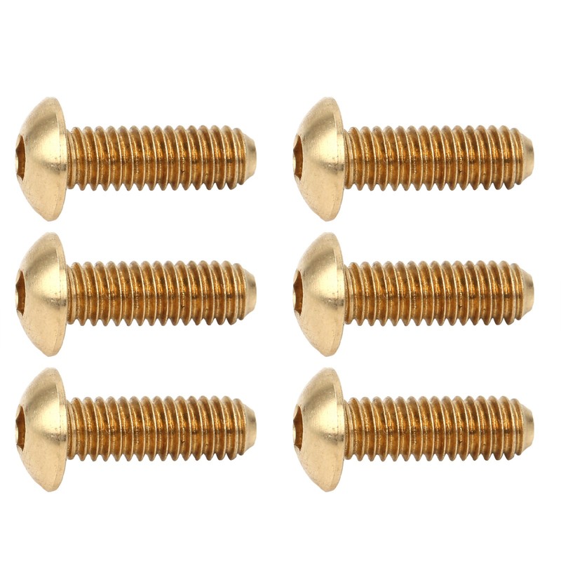50Pcs Hex Socket Screws Half Round Head Pure Copper Hardware