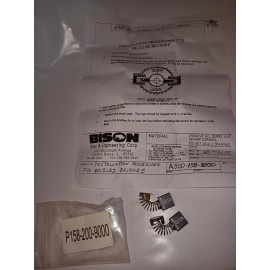 BISON NEW GENUINE BISON GEAR & ENGINEERING P158-200-9000 GGX 2-PACK EARED MOTOR BRUSH