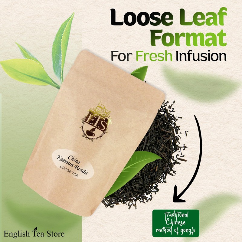 English Tea Store China Loose Leaf Tea, Keemun Panada -