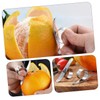 LIFKOME 1Set Stainless Steel Citrus Peelers Ergonomic Orange Peeler Tools