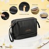 Bolsa de Maquillaje Grande ASVEL 20251226-01 – Doble Capa Impermeable