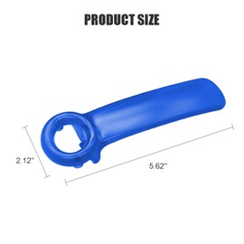1 Pack Blue Jar-key Jar Opener The Original Easy Use by Anyone (Transparent)