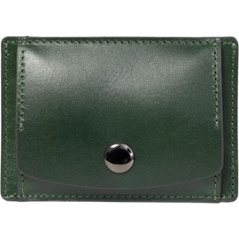 Dom Teporna Italy Thin Genuine Leather Coin Purse, Minimalist Wallet, Minimalist Wallet, Italian Leather, Smart Wallet, Cowhide Leather, Business, Thin, Coin Case, Pass Case, Card Case, Men's, green