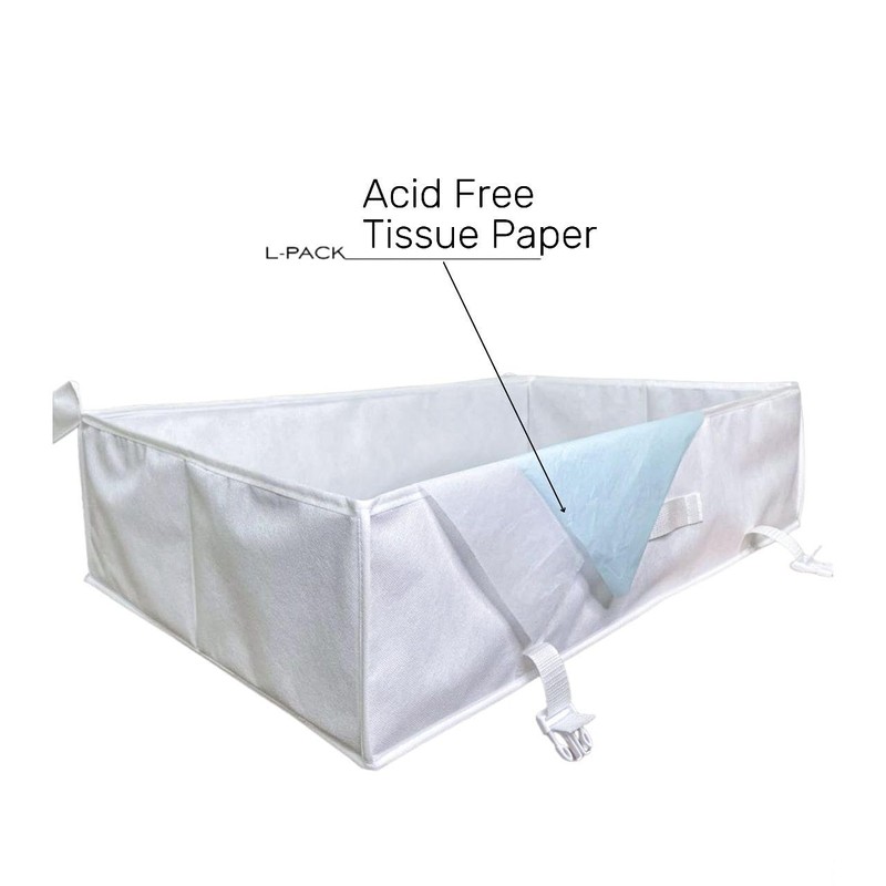 LPack Wedding Dress Storage Box - Bridal Gown Storage Bin