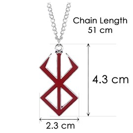 SephSmith Berserk Beruseruku Guts Behelit Red Pendants Necklaces Souls 3 Artorias Sword Men Bag Keyring - N437
