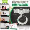 [Upgraded] 200LBS 4Pcs Rotatable Ceiling Hooks with 4 Screw Points