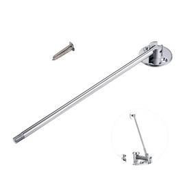 Phivan Commercial Mop Sink Faucet Support Rod Wall Bracket Wall Mount Service Sink Faucet Installation Kit Stainless Steel