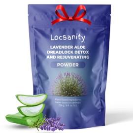 Locsanity Locsanity Dreadlock Hair Scalp Detox - Deep Clean Dreadlock Powder, Cleansing Conditioner - Natural Hair Cleanser for Build Up - ACV Alternative, Loc Care and Maintenance Products