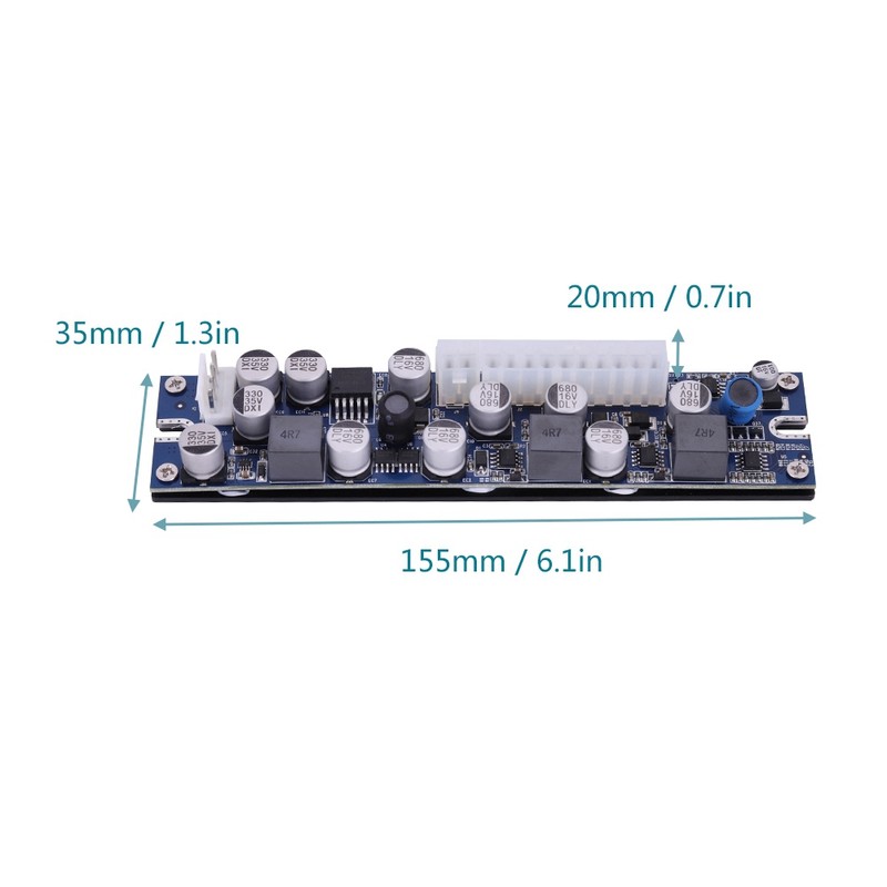 LD-200W 19V DC Input Pin Power Module DC-ATX Power Supply