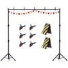 Backdrop Stand 10x7.5ft, Height Adjustable and Width Adjustable Backdrop Stand,