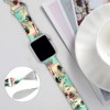 BACDOILQ Palm Tree Smartwatch Bands Summer Wristband Compatible with Watch