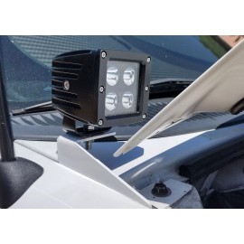 GoFastExplorers 93-11 Ford Ranger A Pillar Light Brackets, With Mounting Hardware - Made in USA!