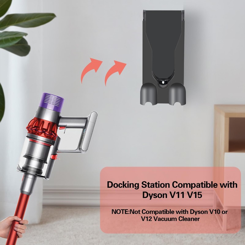 Docking Station Compatible with Dyson V11 V15 Vacuum Cleaners