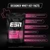 ESN Designer Whey Protein, Vanilla Ice Cream, 1000 g Pouch