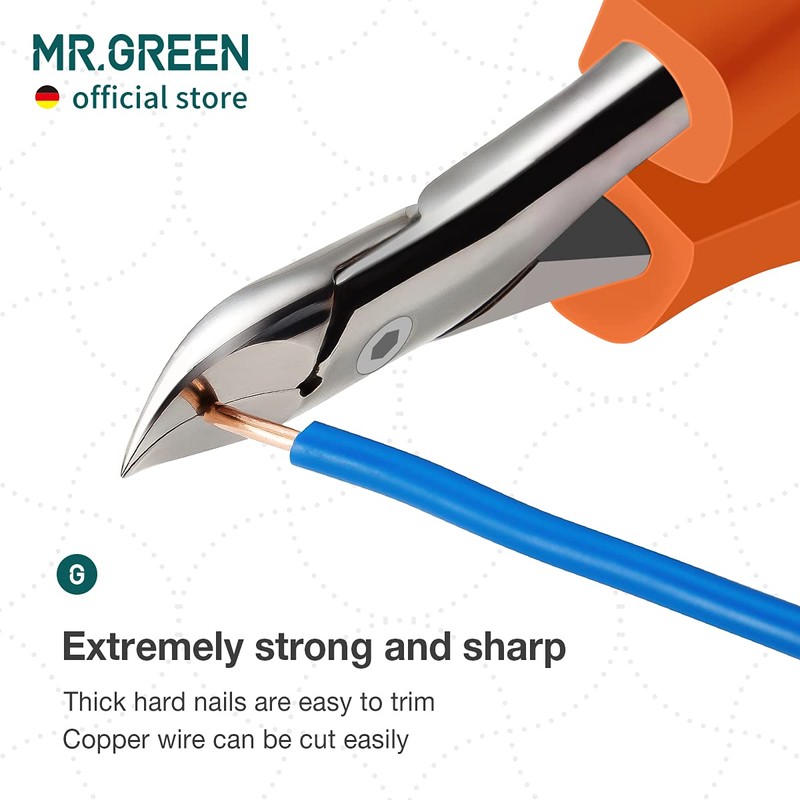 MR.GREEN Splash Resistant Nail Scissors Stainless Steel Nail Clipper Pedicure