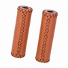 Cunyuer Bike Handlebar Grips, Leather Handle Grips, Mountain Bike Grips