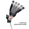 Suction Cup Shower Head Holder, 5 Positions Adjustable Adhesive Showerhead