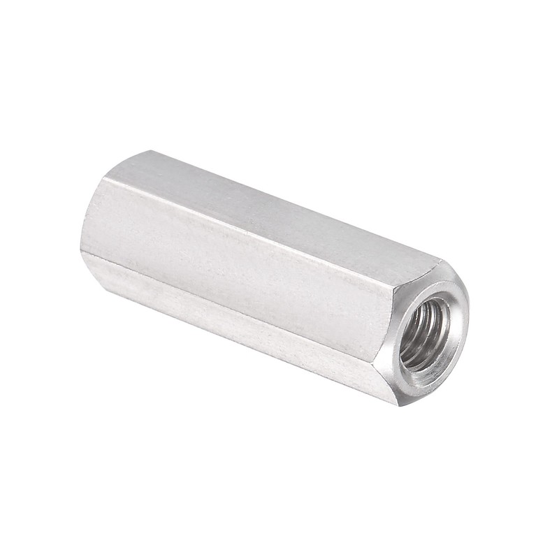 sourcing map M6 x 1.0-Pitch 30mm Length 304 Stainless Steel