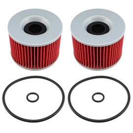 MCHNIC 2 x Oil Filters for Motorcycle Honda Kawasaki Yamaha Hiflo HF401