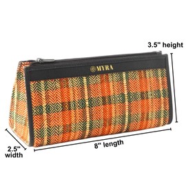 Black and Orange Multi-Pouch by Myra Bag