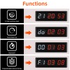 PELLOR Fitness Timer 1.8 Inch Portable LED Fitness Timer, Digital
