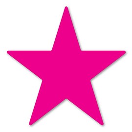 Magenta Star Magnet by Magnet America Is 4" x 4" Made for Vehicles and Refrigerators