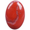 Lovionus89 Red Jasper Worry Stones, Natural Oval Palm Tree Bag,