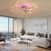 ZAITINZ Modern LED Ceiling Lights,80W Flush Mount Ceiling Light with