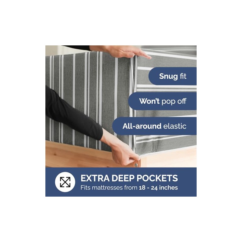 CGK Unlimited Extra Deep Cal King Sheet Set - 6