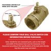 6 Pieces Different Lever Handle for Ball Valve Stainless Steel