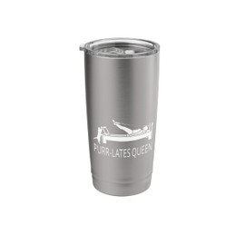 Funny Reformer Pilates cat lover retirement retired legend Stainless Steel Insulated Tumbler