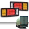 G-PLUS 2pcs 40 LED Tail Turn Signal Brake Reverse Running