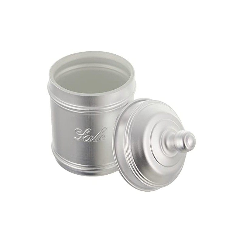 Italo Ottinetti Dull Aluminium Storage Canister Sale 10 cm, Metallic,